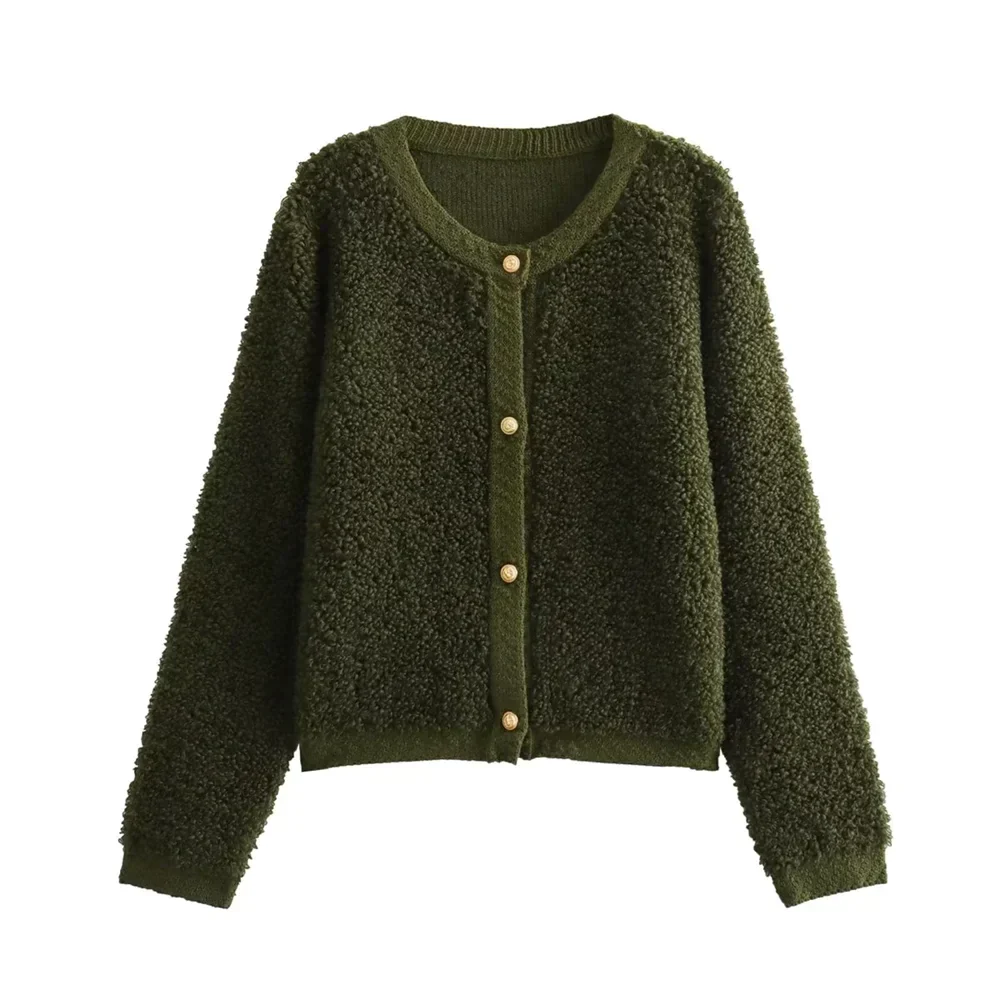 Lila | Cozy Soft Fleece Button Front Jacket for Women 6