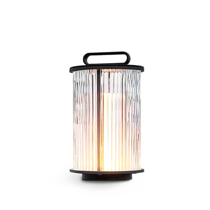 GlowSphere – Elegant Glas- og Rustfrit Stål Have lampe