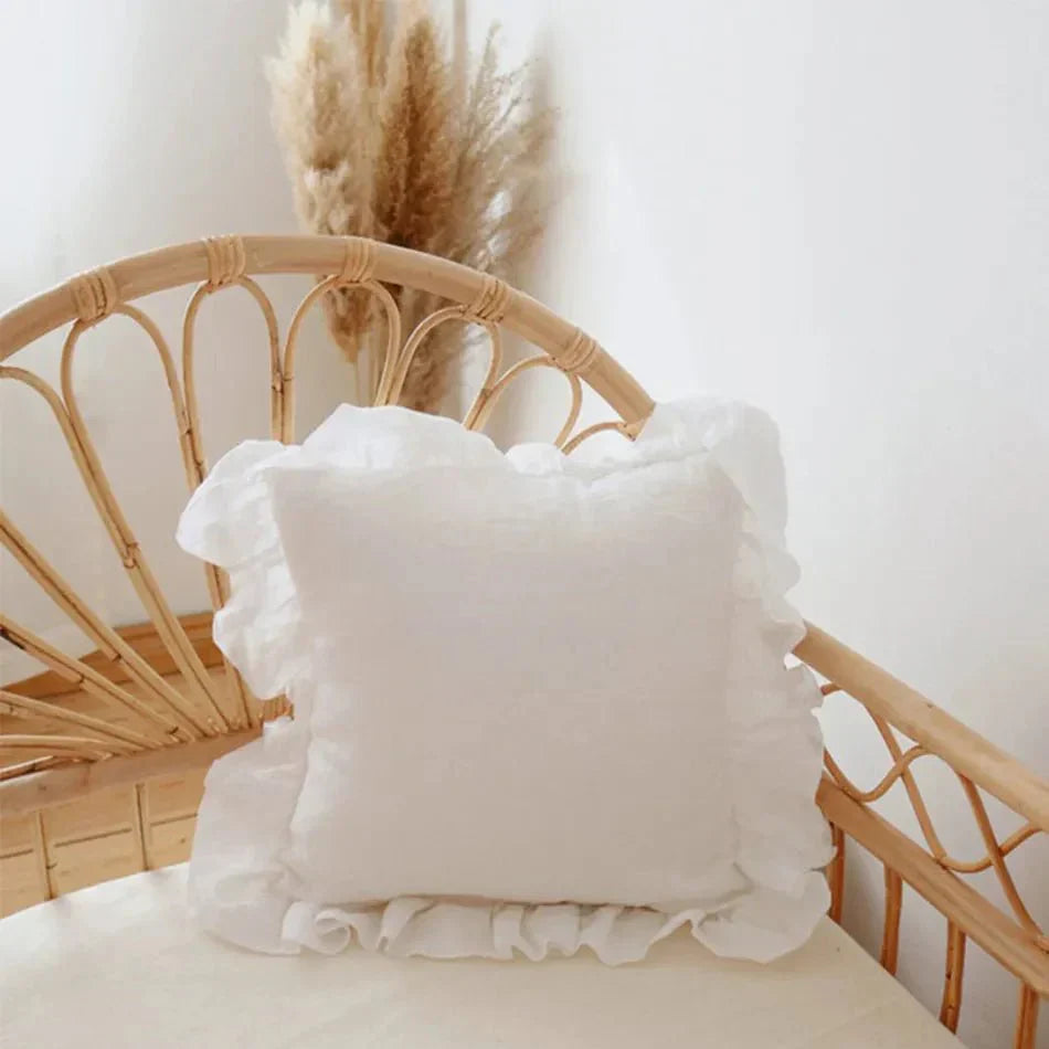 LinenRuffle | Elegant Soft Textured Decorative Pillow Cover 6