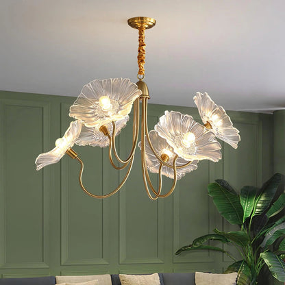 Lotus leaf chandelier 3