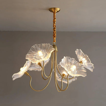 Lotus leaf chandelier 5