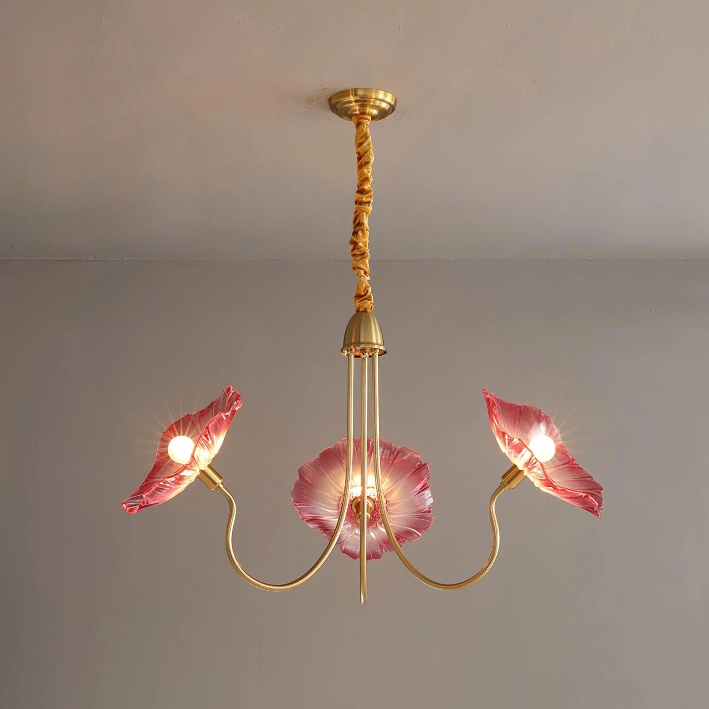 Lotus leaf chandelier 7