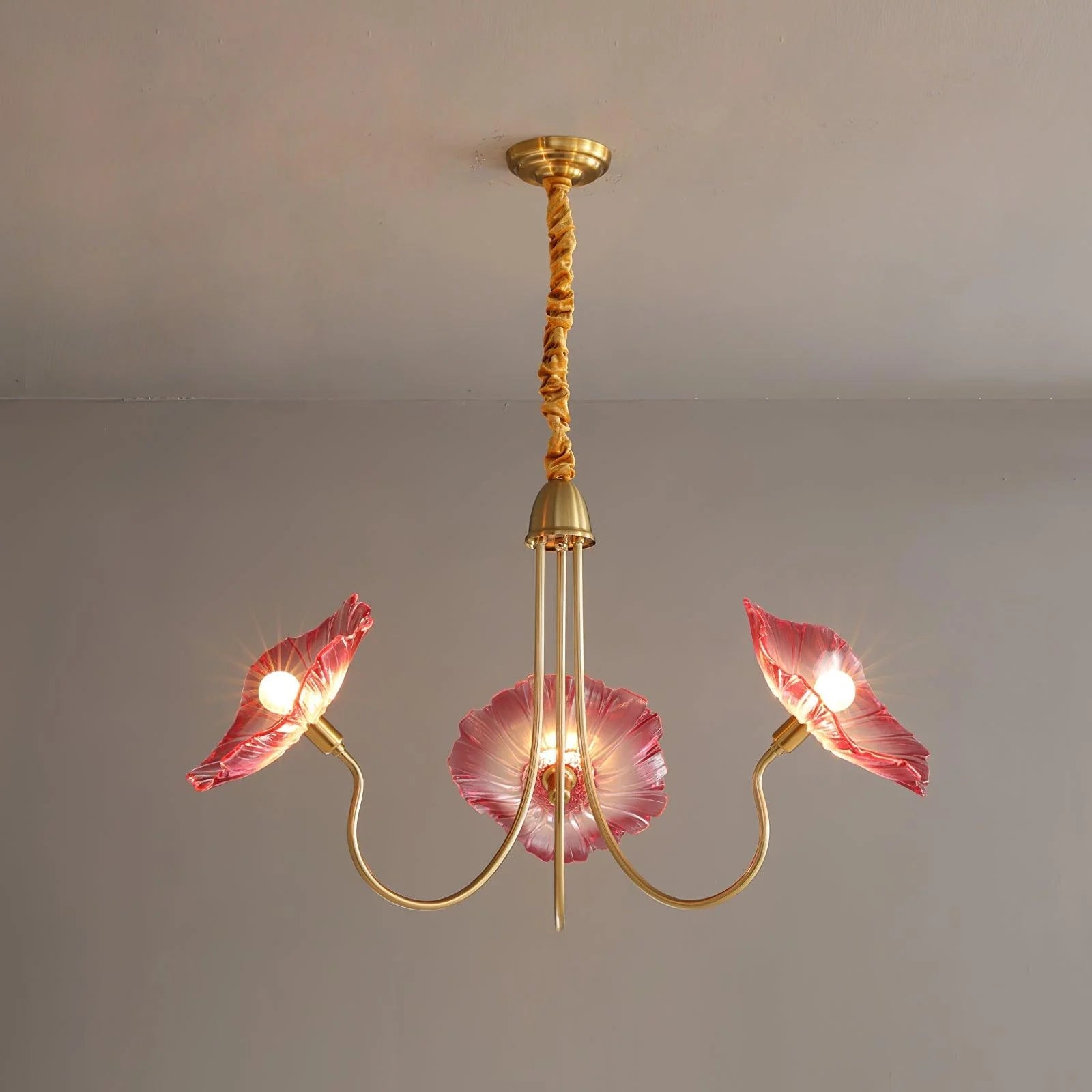 Lotus leaf chandelier 7