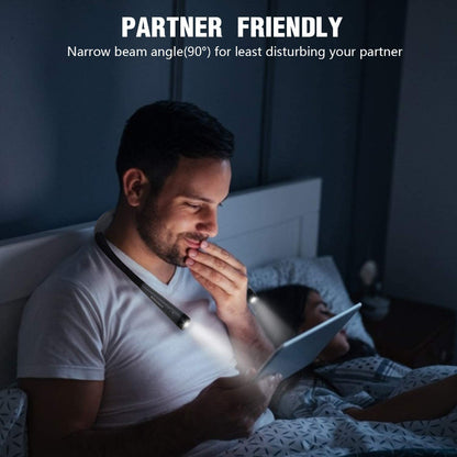 LumaFlex | Adjustable Ergonomic LED Neck Reading Lamp with Rechargeable Battery 3