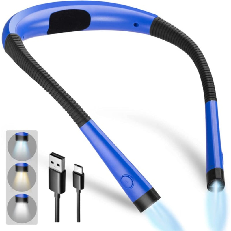 LumaFlex | Adjustable Ergonomic LED Neck Reading Lamp with Rechargeable Battery 6