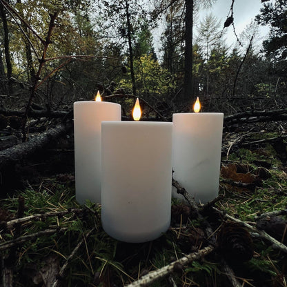 LumaGlow | Elegant Weather-Resistant LED Flameless Candle Set with Remote 4