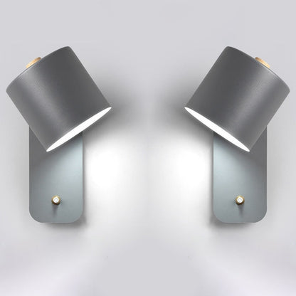 LumenAura | Sleek Modern Metal Wall Sconce Lighting with Convenient Switch 4