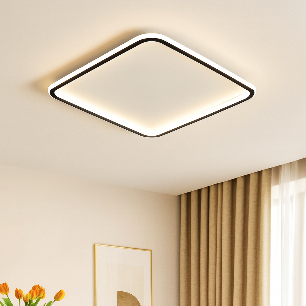 Lumevia | Scandinavian Square Ceiling Lamp 2