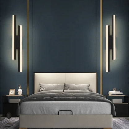 LumiGlow Modern LED Wall Light: Elegant Minimalist Lamp for Hallways & Living Rooms 4