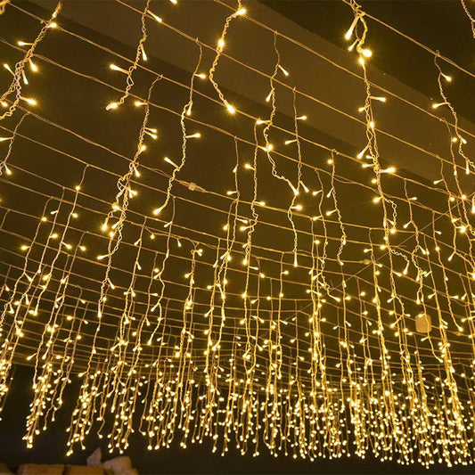 LuminaCascade | Stunning Waterproof Outdoor String Icicle Party Lights 0