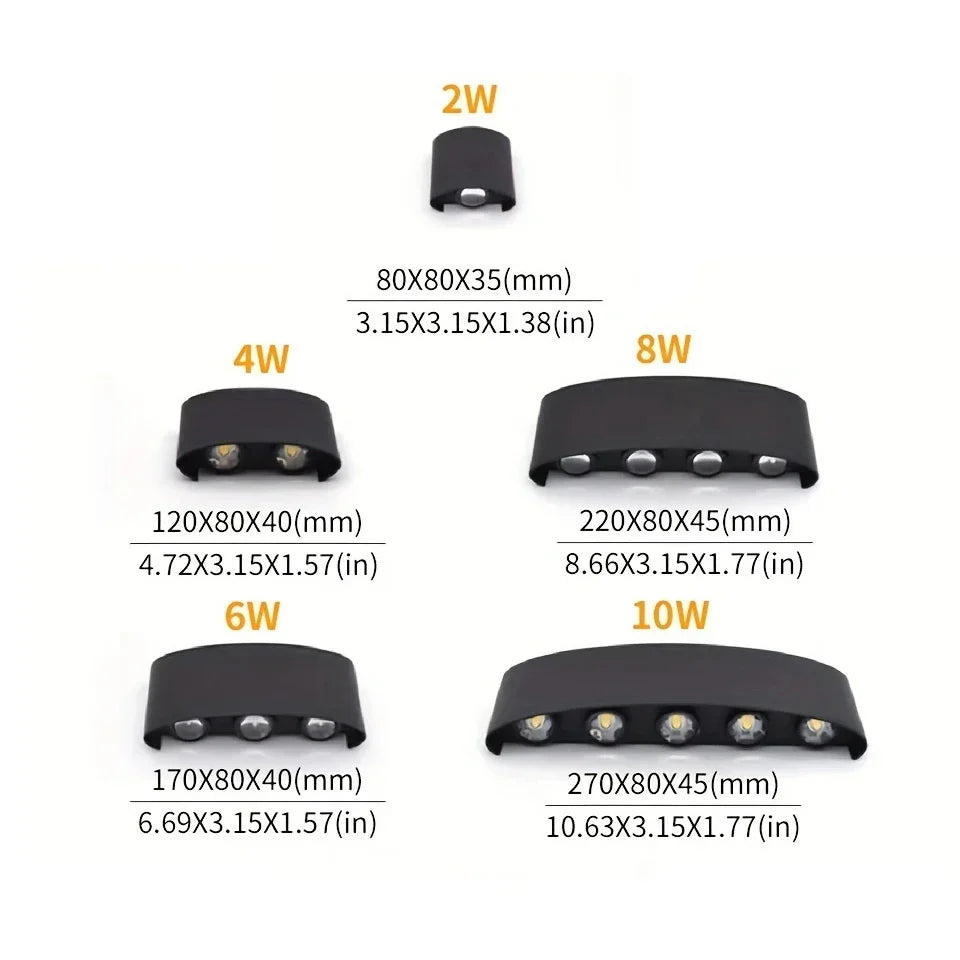 Luminara | Sleek Versatile LED Wall Light for Indoor and Outdoor Use 1