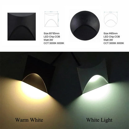 Luminara | Stylish Waterproof LED Outdoor Wall Step Light Fixture 3
