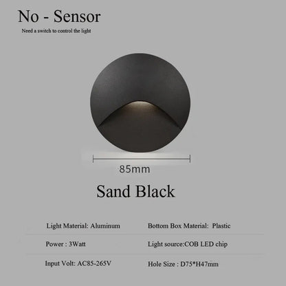 Luminara | Stylish Waterproof LED Outdoor Wall Step Light Fixture 6