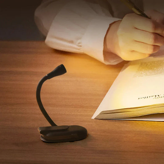 LumosClip | Compact Adjustable LED Book Reading Light 0