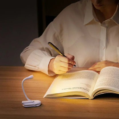 LumosClip | Compact Adjustable LED Book Reading Light 2