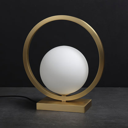 LuxeBrass - Table Lamp with Brass Touch and Atmospheric Lighting