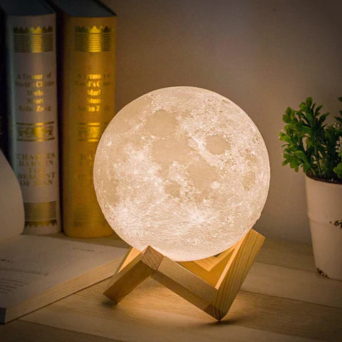 Lunara | Enchanting Touch-Controlled Lighted Moon Lamp for Home Décor 8