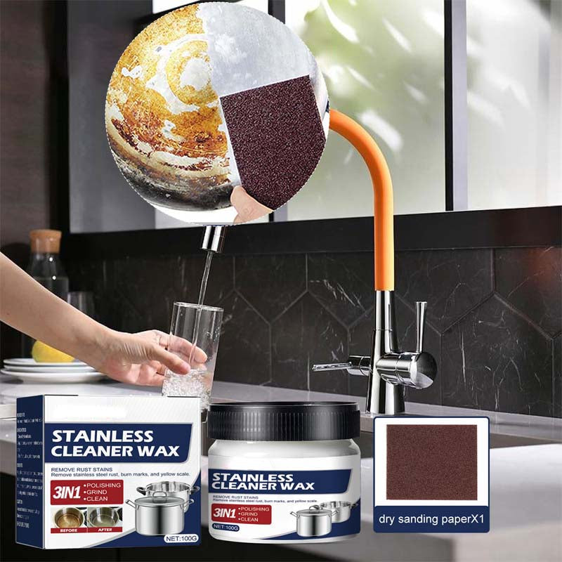 LustreClean | Eco-Friendly Powerful Stainless Steel Cleaning Paste 1