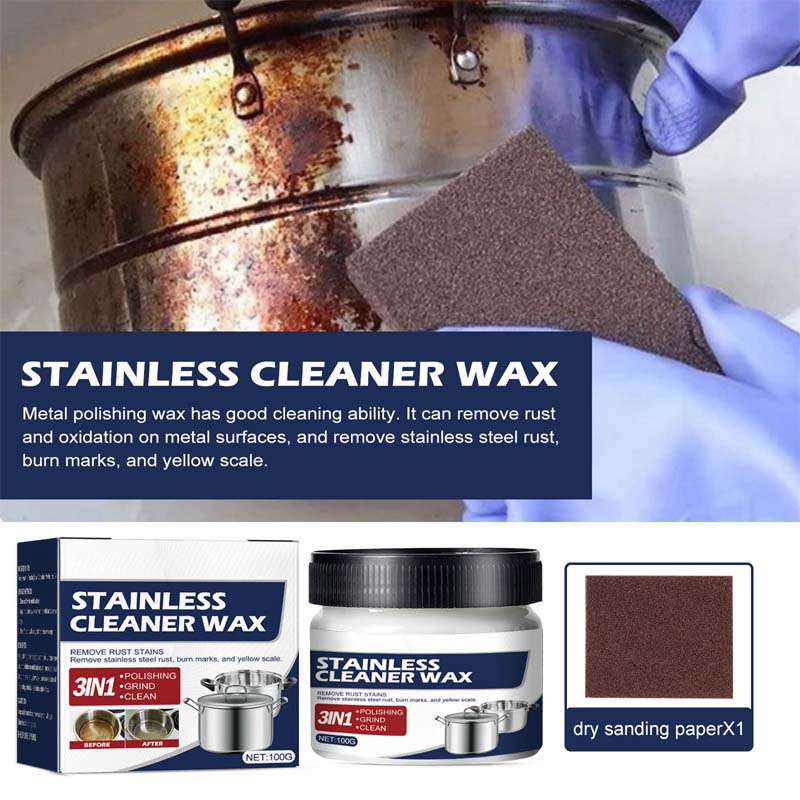 LustreClean | Eco-Friendly Powerful Stainless Steel Cleaning Paste 5