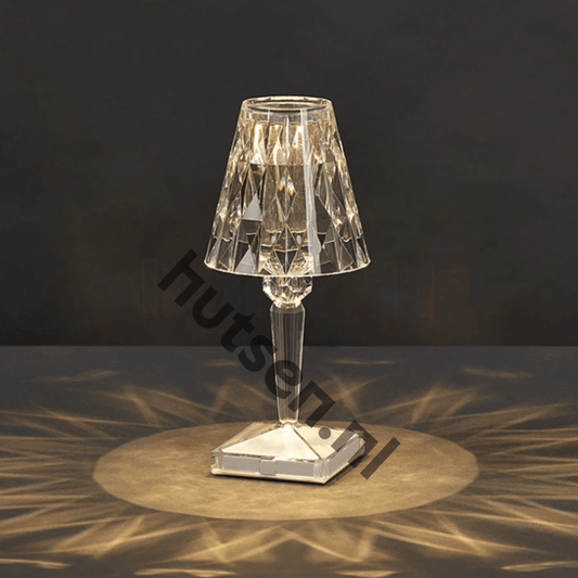 LuxeCrystal | Elegant Dimmable LED Table Lamp with Wireless Design 0