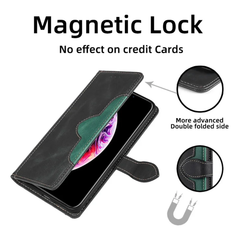 LuxuraCase | Stylish Magnetic Leather Wallet Case for iPhone 2
