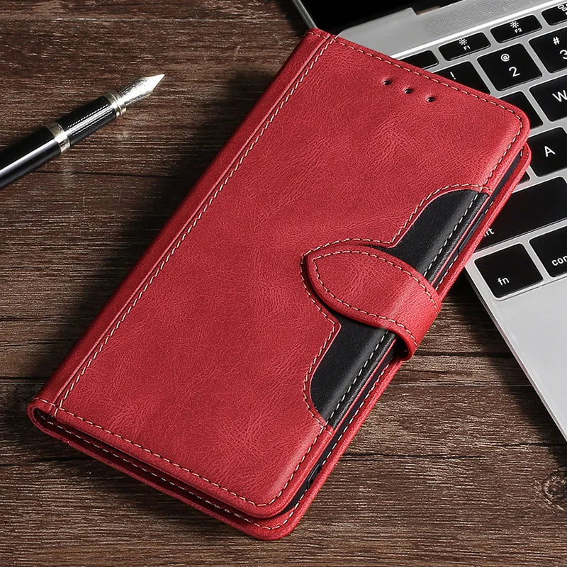 LuxuraCase | Stylish Magnetic Leather Wallet Case for iPhone 6