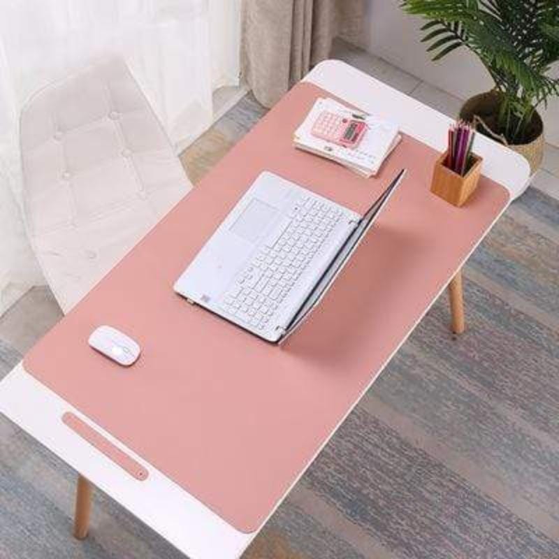 LuxuraPad | Elegant Durable PU Leather Desk Mat for Workspace Protection 3