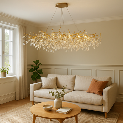 Luxvia | French Style Glass Chandelier with Modern Touch 5