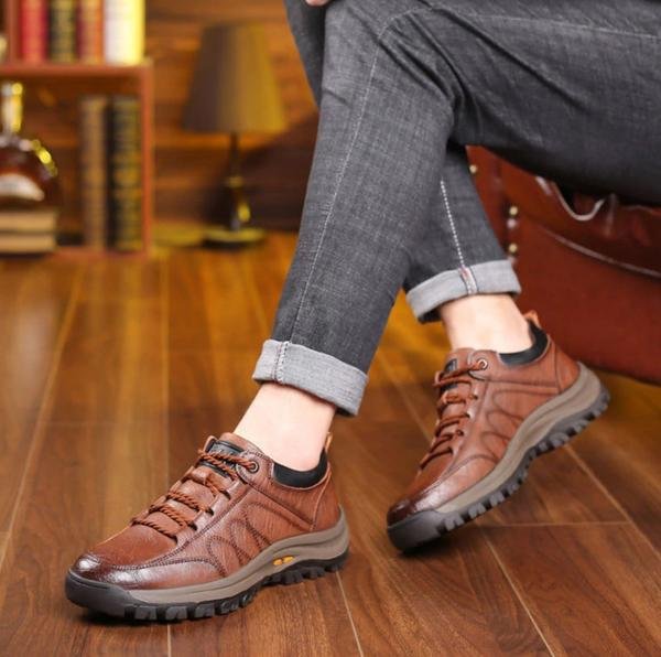 Manchester | Stylish Comfortable Orthopedic Leather Men's Shoes 7