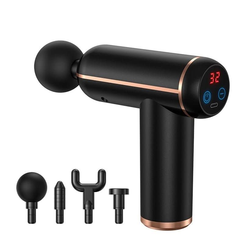 MassageGun Pro – Portable massage gun with 4 attachments for effective muscle recovery 1