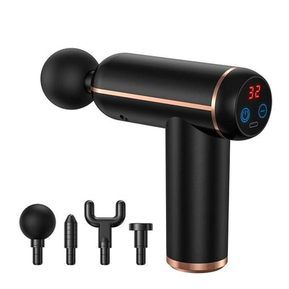MassageGun Pro – Portable massage gun with 4 attachments for effective muscle recovery 1