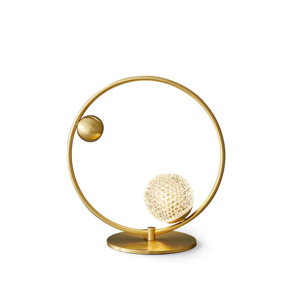 GlobeLume – Stylish Table Lamp with Circular Glass Diffusers