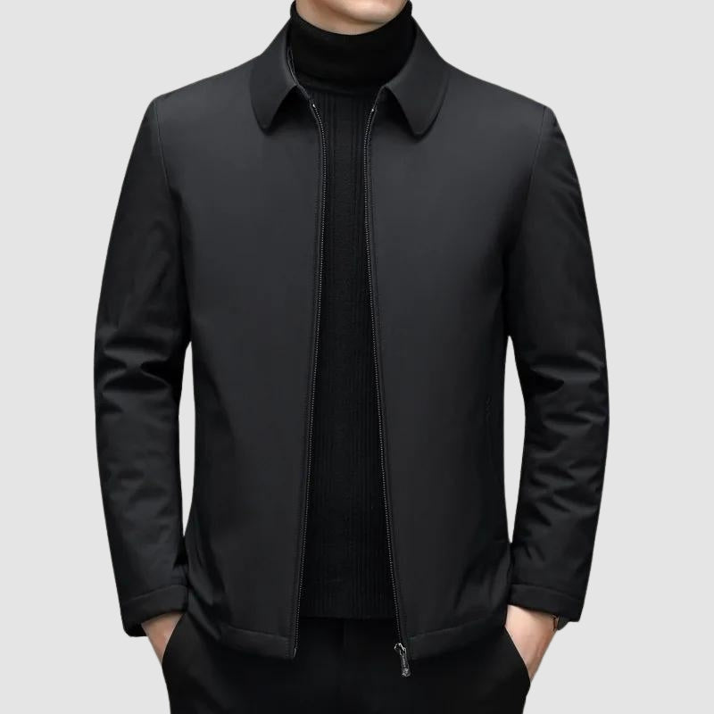 Men's Elegant Down Casual Jacket - Lightweight Stylish Warm Fall Winter Coat for Men 2