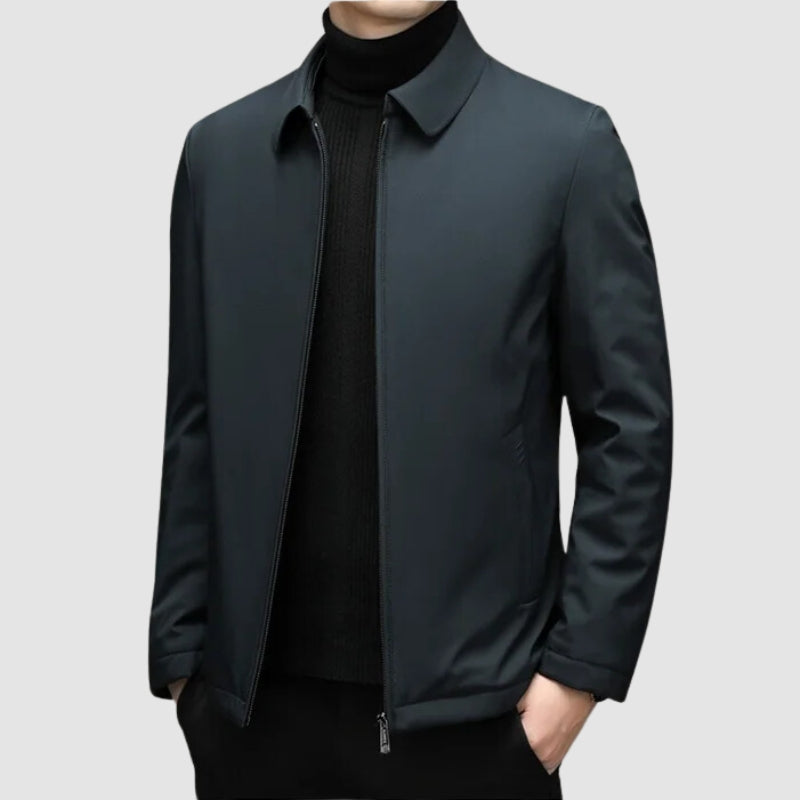 Men's Elegant Down Casual Jacket - Lightweight Stylish Warm Fall Winter Coat for Men 4