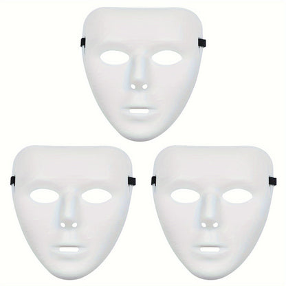 Men’s Full Face Plastic Halloween Mask | Anonymous Cosplay 3