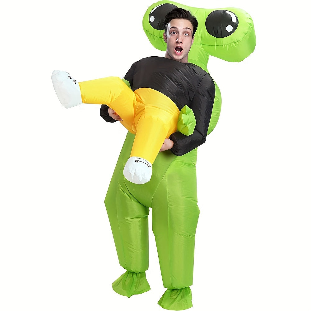 Men’s Funny Inflatable Halloween Alien Costume | Ride On Style 4
