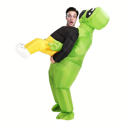 Men’s Funny Inflatable Halloween Alien Costume | Ride On Style 5