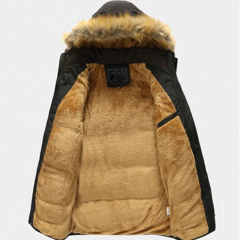Men's Hooded Winter Puffer Jacket - Insulated, Warm, Regular Fit for Cold Weather 4