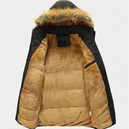 Men's Hooded Winter Puffer Jacket - Insulated, Warm, Regular Fit for Cold Weather 4