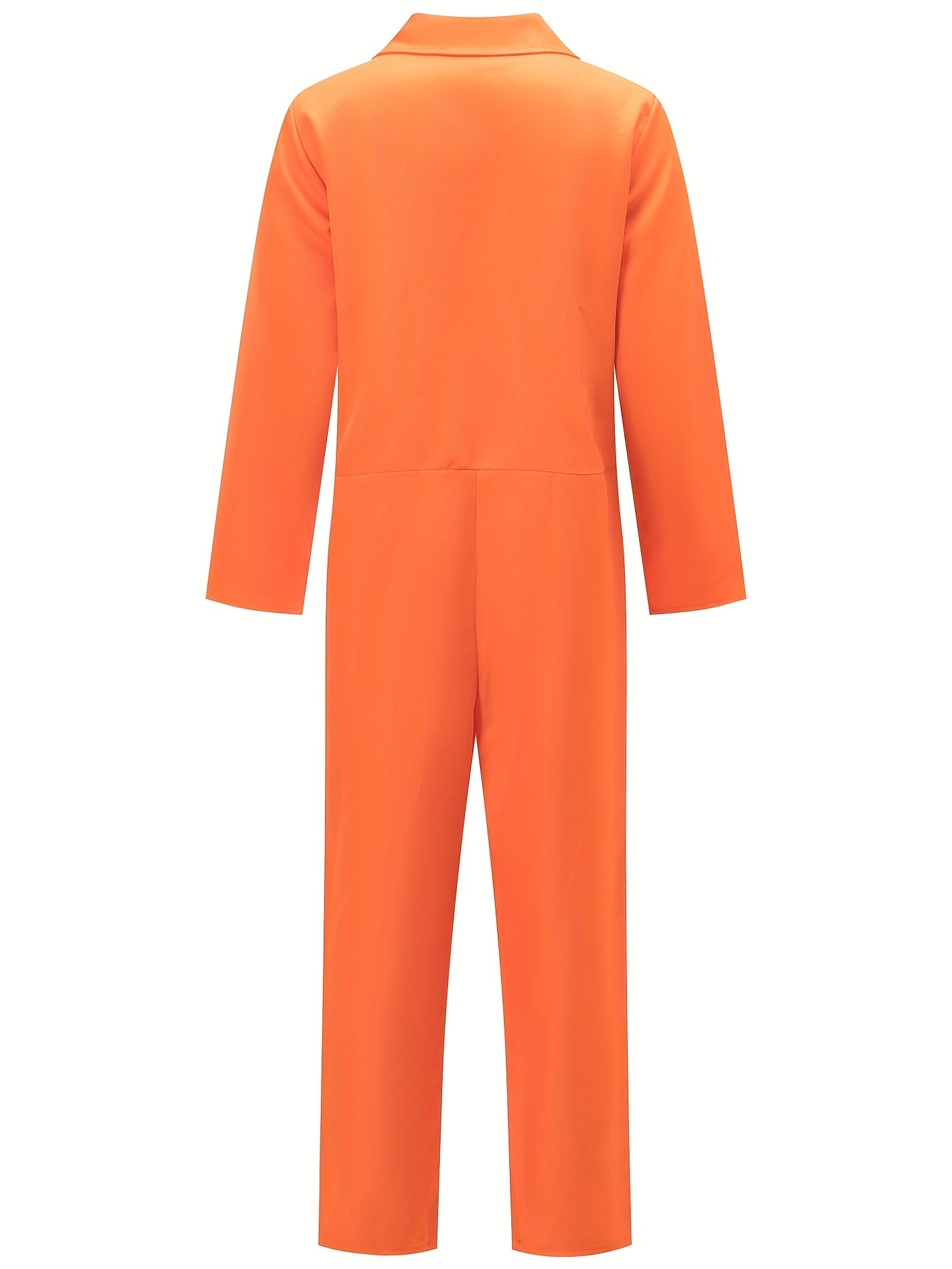 Men’s Long Sleeve Halloween Prisoner Costume Jumpsuit | Funny 4