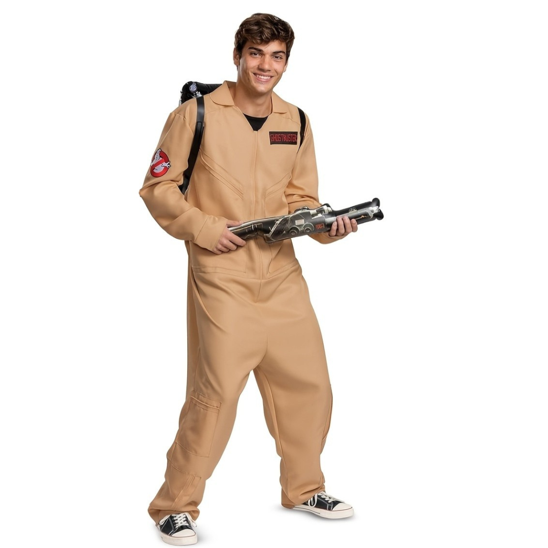 Men's Long Sleeve Utility Halloween Costume Jumpsuit | Zip Up 3