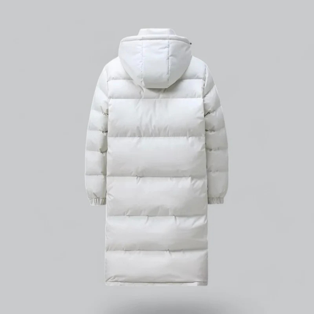 Men's Puffer Long Hooded Winter Coat | Warm 2