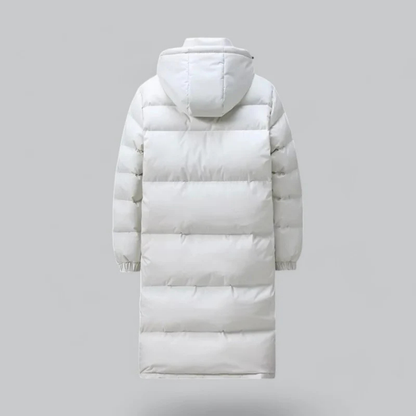Men's Puffer Long Hooded Winter Coat | Warm 2