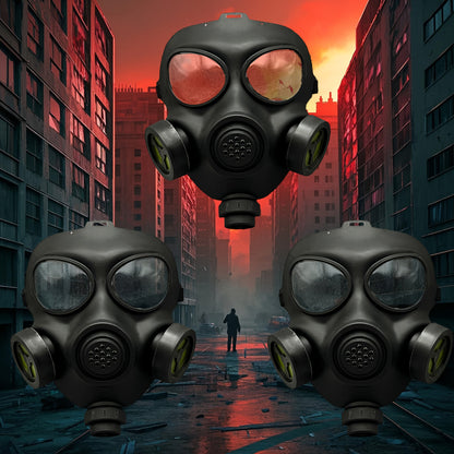 Men’s Tactical Full Face Halloween Gas Mask | Post Apocalyptic Cosplay 0