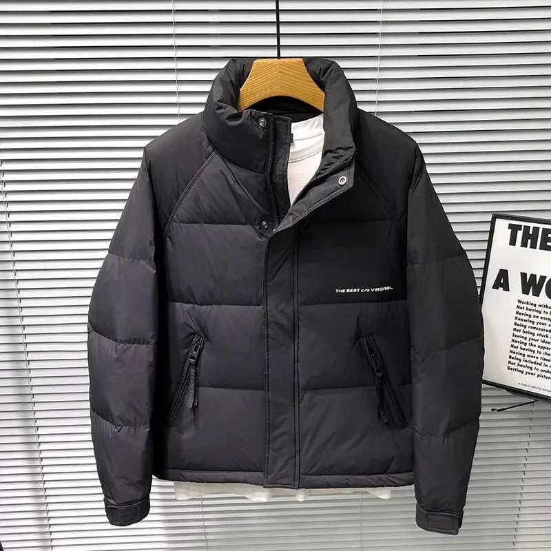 Men's Thick Padded Down Jacket – Lightweight Insulated Winter Coat for Casual Style 3
