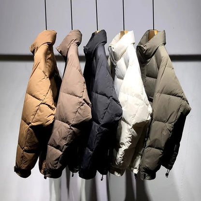 Men's Thick Padded Down Jacket – Lightweight Insulated Winter Coat for Casual Style 5