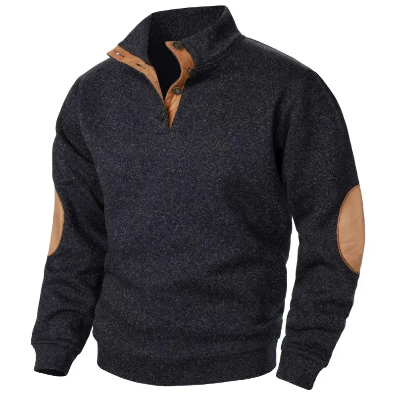 Men's V-neck Sweatshirt for Outdoor & Casual Style 0