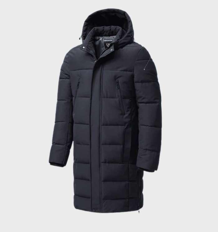 Men's Waterproof Parka Jacket with Thick Hood – Classic Winter Jacket for Casual Outings 2