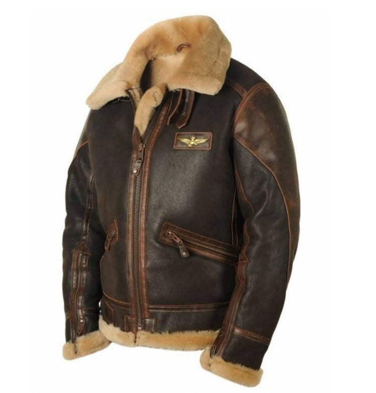 Men's Winter Jacket with Soft Faux Fur Lining – Casual Relaxed Fit Coats for Winter 0
