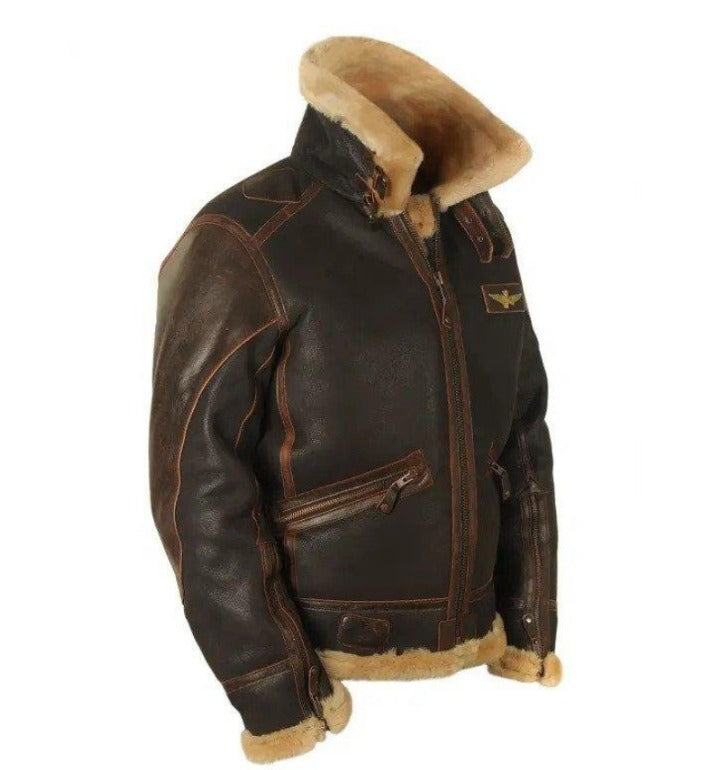Men's Winter Jacket with Soft Faux Fur Lining – Casual Relaxed Fit Coats for Winter 1